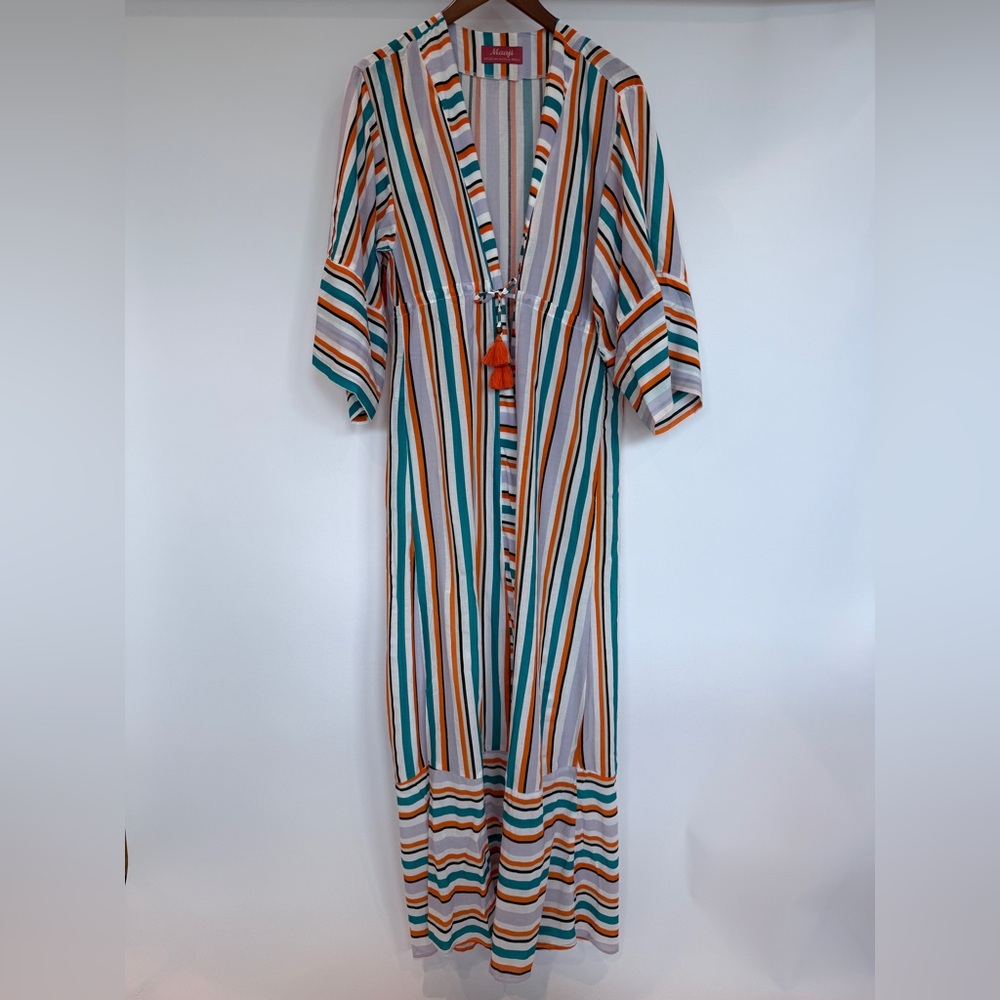 Maaji Multicolor Striped Swim Coverup